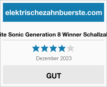  edel+white Sonic Generation 8 Winner Schallzahnbürste Test