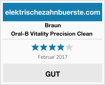 Braun Oral-B Vitality Precision Clean  Test