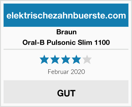 Braun Oral-B Pulsonic Slim 1100 Test