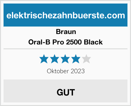 Braun Oral-B Pro 2500 Black Test