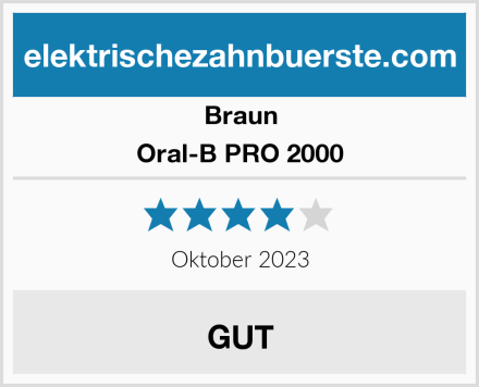 Braun Oral-B PRO 2000 Test