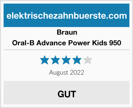 Braun Oral-B Advance Power Kids 950 Test